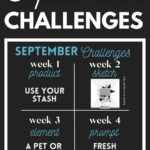 September Scrapbook Challenges Featured Images