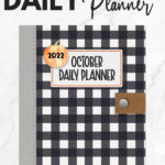 The front cover of the 2022 October Daily Planner.