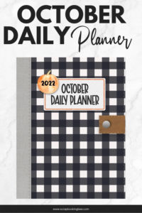 October Daily Planner