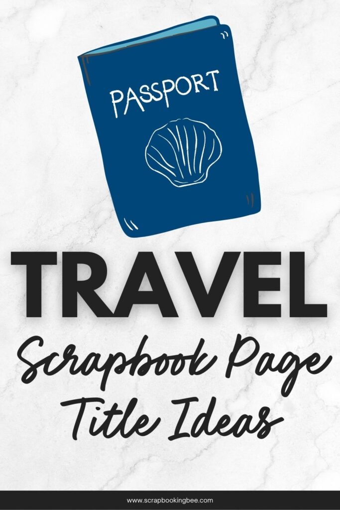 Travel Icons Scrapbook Paper - 12 x 12